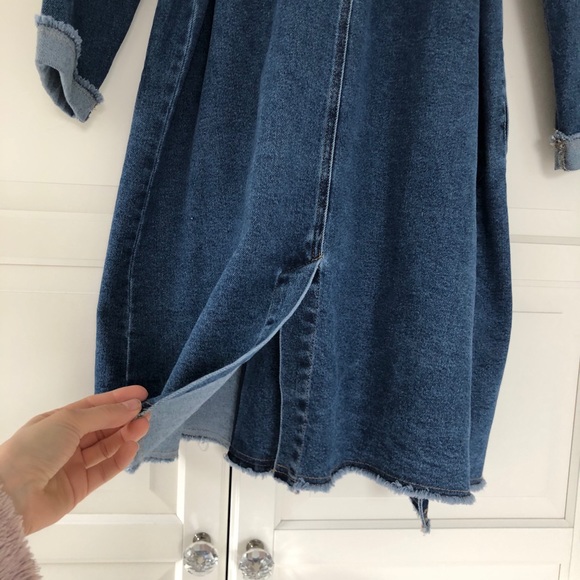 Guess denim trench coat - Picture 9 of 11